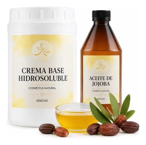 Combo Nutricio Manos Y Piel Ac Jojoba 100ml Crema Base 900ml