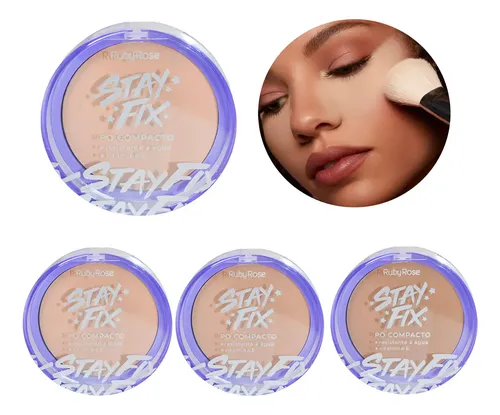 Polvo Compacto Stay Fix Ruby Rose Feels Waterproof