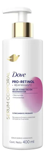 Dove Sérum Corporal Pro-Retinol Reafirmante, Recupera Elasticidad e Hidratación, 400 ml