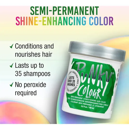 Coloración Punky Apple Green Semipermanente