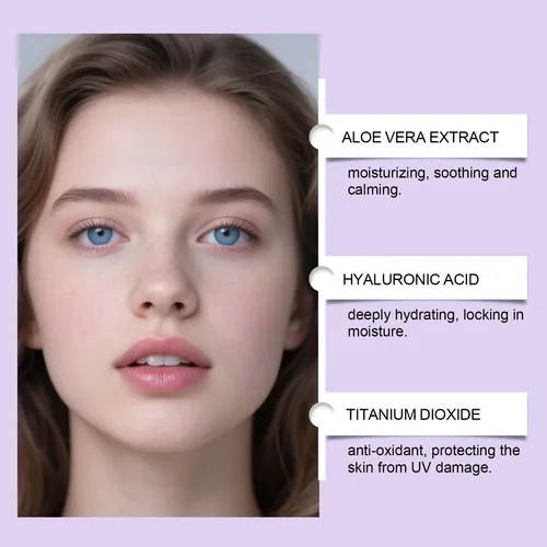 Crema Bb Con Esencia Hidratante De Color Blanco Marfil, Lige