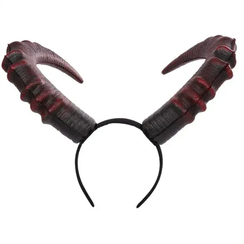 Realistic Long Devil Horn Headband Halloween Cosplay