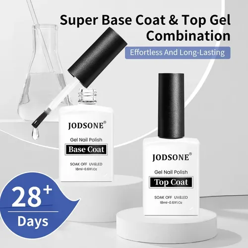 Set Base Y Top Coat Jodsone 18 Ml Para Gel