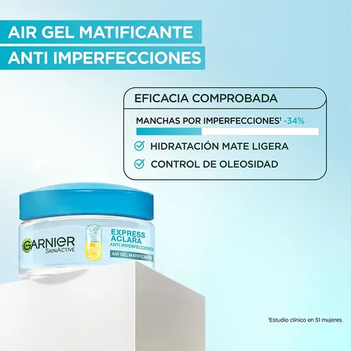 Gel Matificante Skin Garnier Anti Acne X 50 Ml