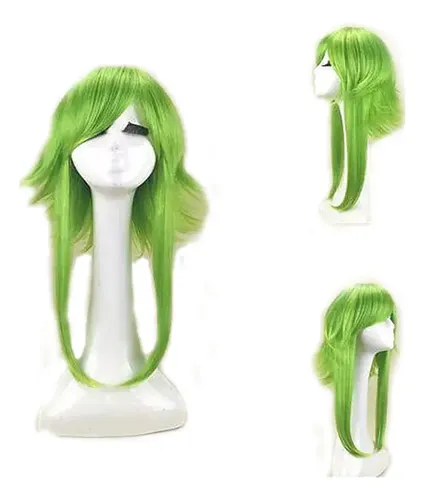 Peluca De Halloween For Cosplay Vocaloid Gumi De Hairjoy Pa