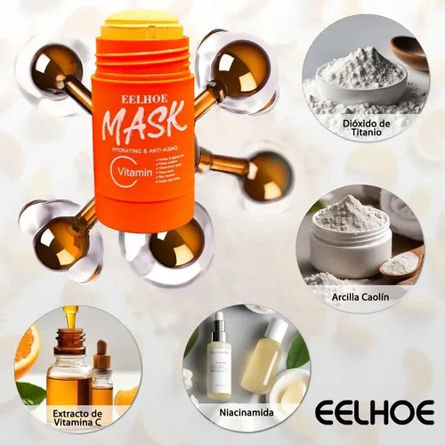 Hx Rrrmascarilla Aclarante Con Vitamina C Para Acné Y Cn