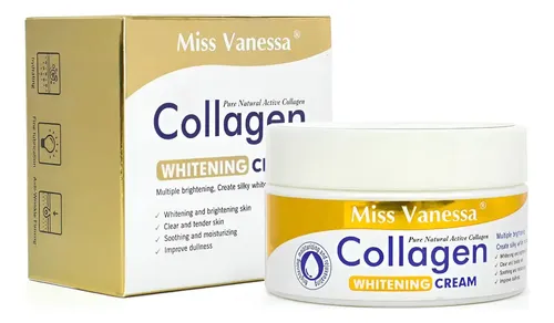 Crema Colageno Natural Blanqueadora Hidrantante X 120g Todo Tipo De Piel Día/noche