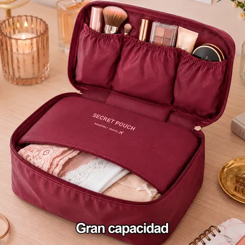 Neceser Porta Cosméticos Viaje Organizador Maquillaje Oferta