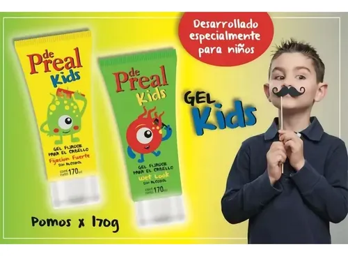Gel Fijador Preal Kids Wet Look 170 Ml