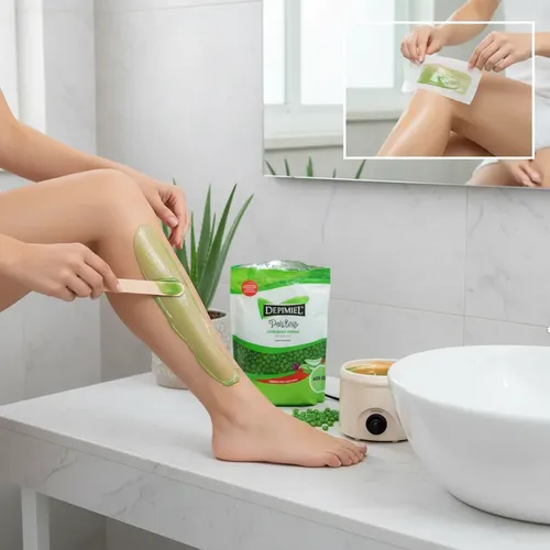 Depimiel Cera Depilar Vegetal Perlas Sistema Español 400 Gr