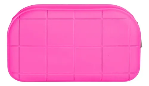 Portátil Silicona Impermeable Maquillaje Tocador Bolsa De Darkredpowder Quilted