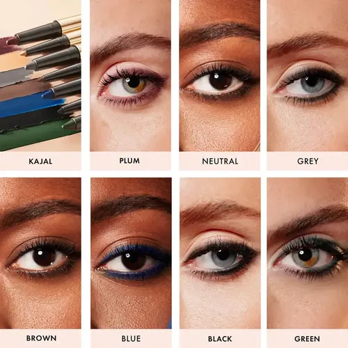 Delineador De Ojos Iconic London Smokey Eye Duo Kajal Eyelin Color Juniper Green