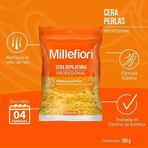 Cera Depilatoria Care En Perlas 100 Gr Millefiori