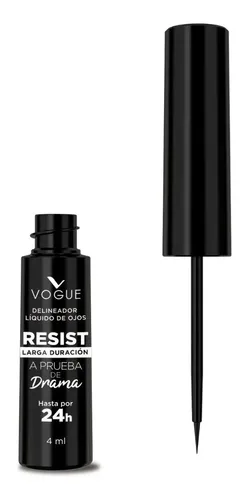 Delineador De Ojos Liquido Vogue Resist 24h Larga Duración