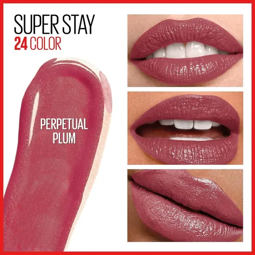Maybelline Labial Superstay 24 Tono 055 Perpetual Plum