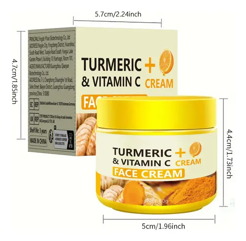 Crema Hidratante De Cúrcuma, Hidratante, Control Del Aceite