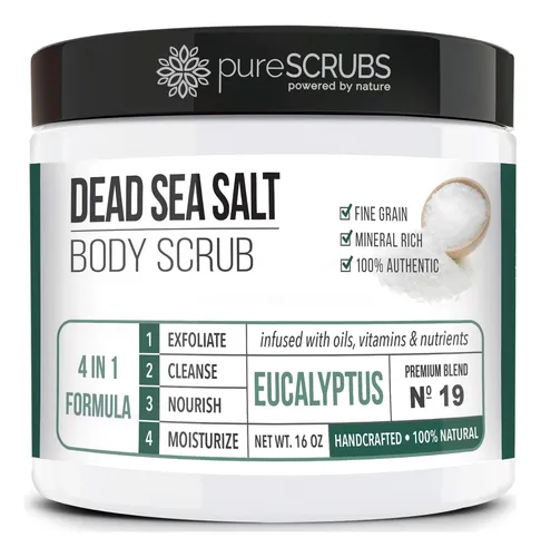 Exfoliante Corporal Purescrubs Eucalipto 473ml Orgánico
