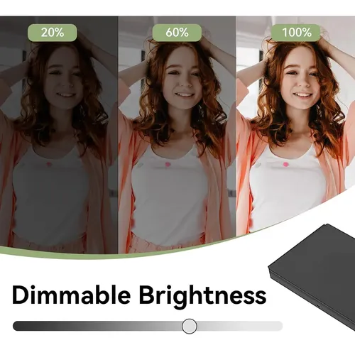 Espejo 360 Grados Luz Tríptica Espejo For Corte Pelo Az @@