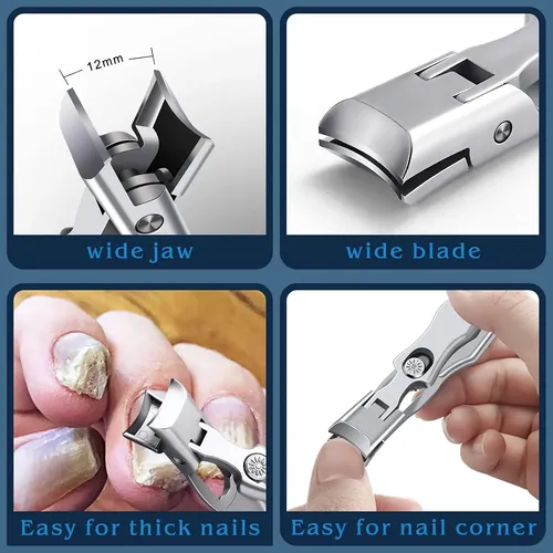 L German Nail Clippers For Men With Catcher For Thick L