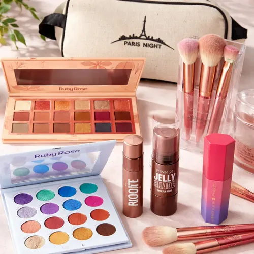 Set Belleza Todo En Uno Con Neceser Maquillaje