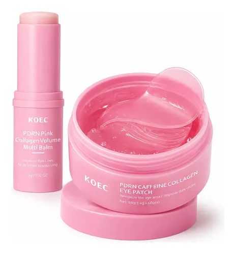 }set Contorno Ojos Koec Pdrn Colágeno Balm Y Parches Ojeras