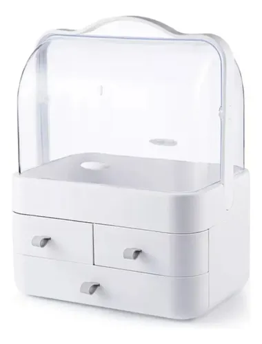 Organizador De Maquillaje Skincare Plastico Con Cajones Elegante Maletin