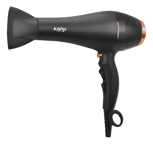 Secador De Pelo 2000w Beauty Aire Frio Calor Kanji Negro