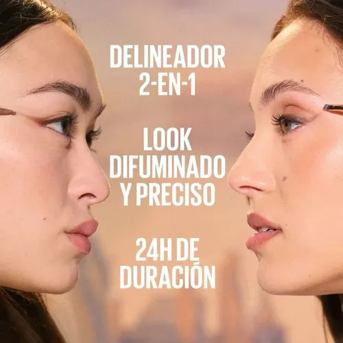 Delineador de Ojos Maybelline Sculpting Stix 2 en 1 Tono Hazy Taupe 012