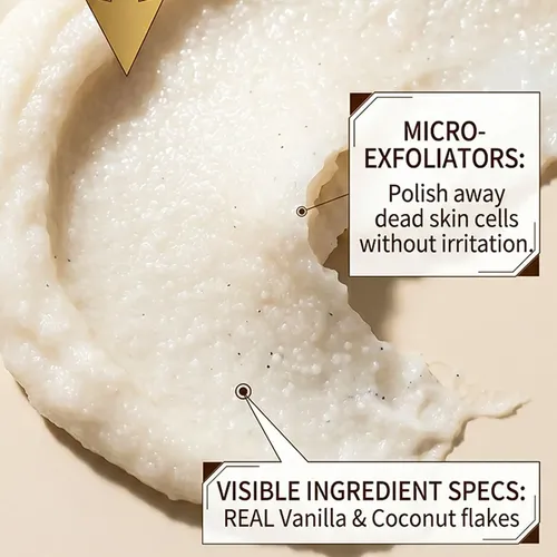 Moisturizes, Nourishing, Soft, Gently Exfoliates & Smooths