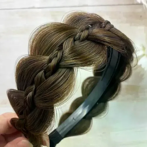 Diadema Elegante Para Mujeres, Informal Marrón Claro