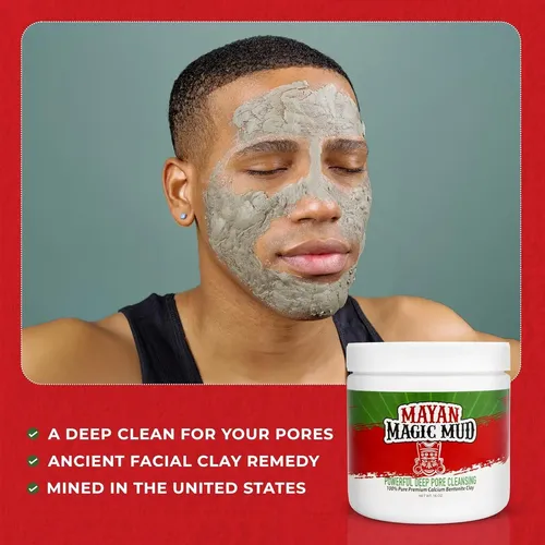 Mascarilla Facial Barro Mágico Maya 454g Bentonita Calcio
