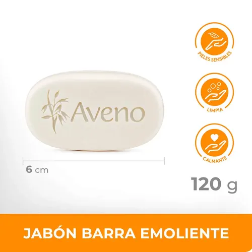 Jabón en barra Aveno Compuesto 120 g