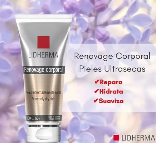 Renovage Crema Corporal Ultra Hidratante Urea Lidherma 180gr