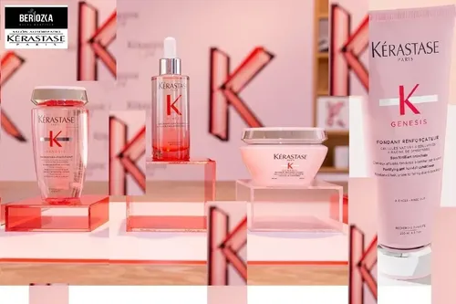 Combo Kerastase Genesis Shampoo+ Fondant+ Mascara+ Serum