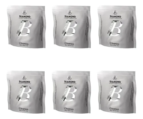 Polvo Decolorante Diamond B Framesi X6 Unidades