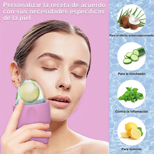 Rodillo De Hielo For Rostro, Masajeador Facial De Hielo &ac