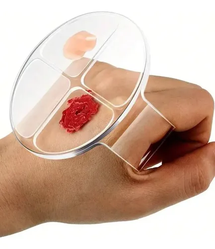 1 Paleta De Maquillaje Para Uñas Con 4 Compartimentos