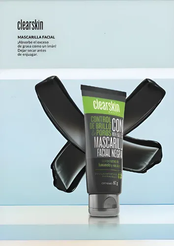 Avon Clearskin Mascarilla Facial Negra Matifica Con Carbón