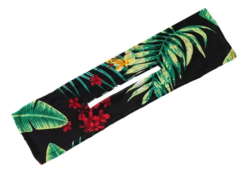 Deft Bun Fashion Hair Bands Mujer Hoja De Árbol Negro