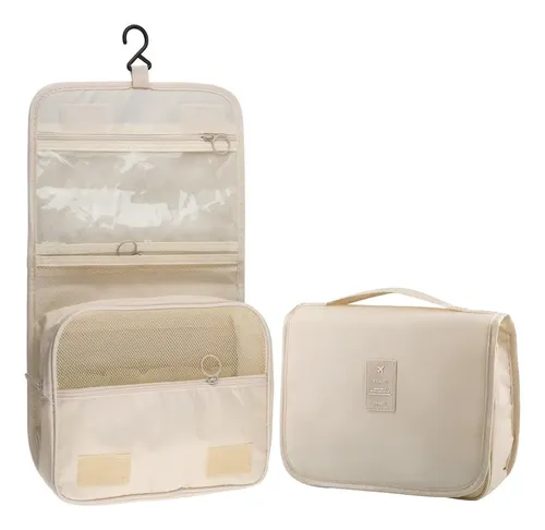 Neceser Bolso De Mano Organizador Maquillaje Grande Gancho