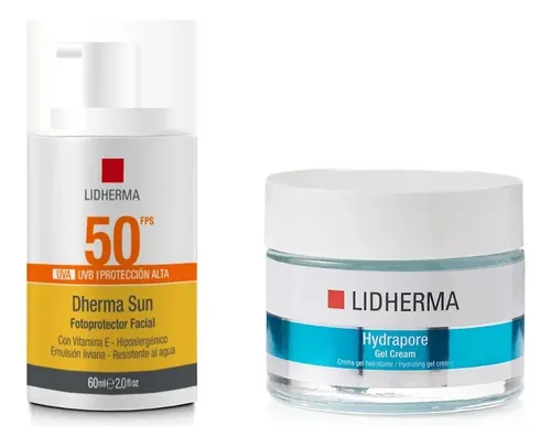 Kit Dherma Sun Fotoprotector Fps 50 + Hydrapore Crema Gel