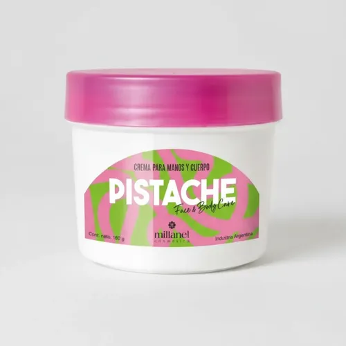 Crema De Manos Y Cuerpo Pistache Millanel Hidratante 160 Gr