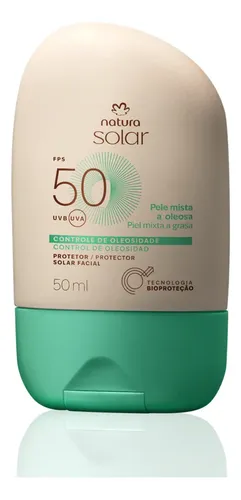 Natura Protector Solar Facial Piel Mixta A Oleosa Fps 50