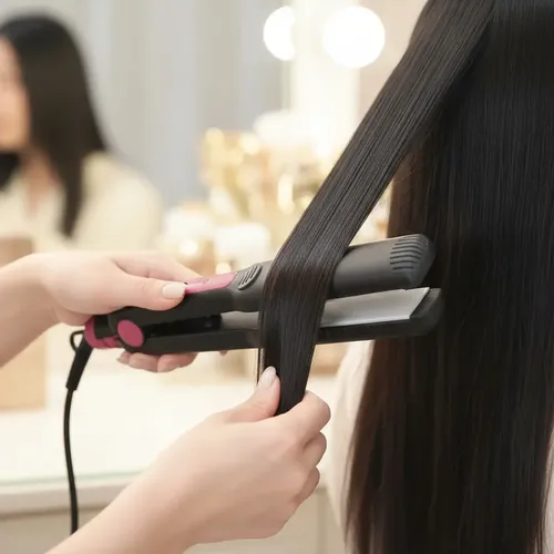 Plancha De Pelo Legatus Modelo Lpl035a Profesional – Negro Y Rosa