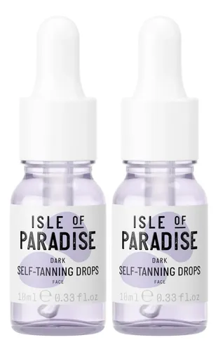 Gotas Autobronceadoras Isle Of Paradise Dark, 20 Ml, Paquete