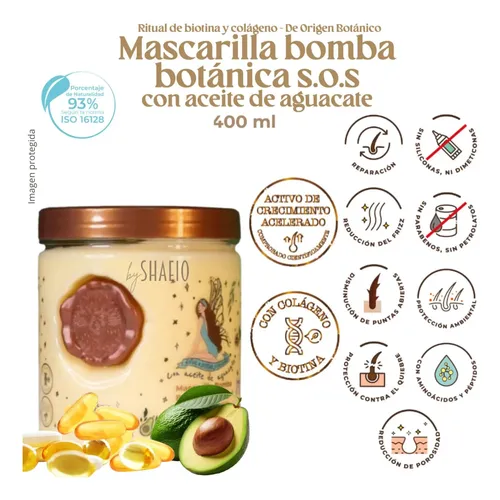 Mascarilla Capilar Ritual Botanico Bomba Botánica S.o.s. Rep