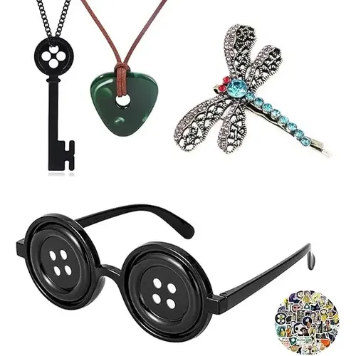 Pinza De Cabello Coraline Dragonfly, Sticker, Juego