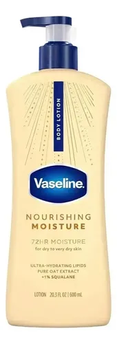 Crema Corporal Vaseline Avena Locion Hidratante Intensive Care 600g Fragancia Nourishing moisture