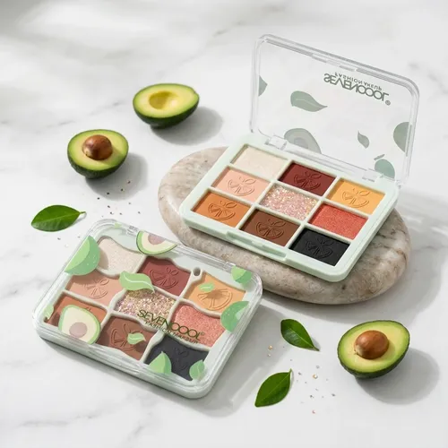 Paleta De Sombras Seven Cool 9 Tonos Mate Y Glitter