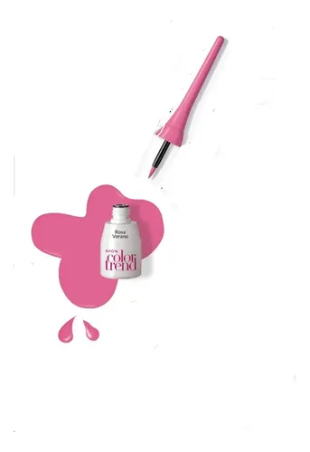 Avon Delineador Líquido Color Trend – Punta Fina – Tati Acabado Mate Color Rosa Verano